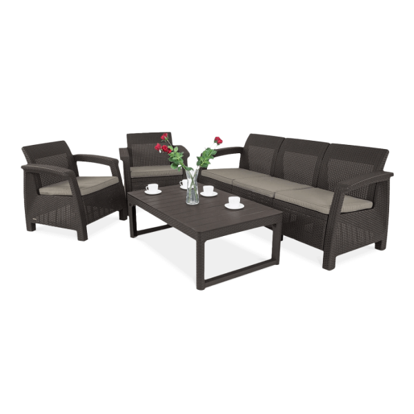 CORFU MAX 3 BROWN SET