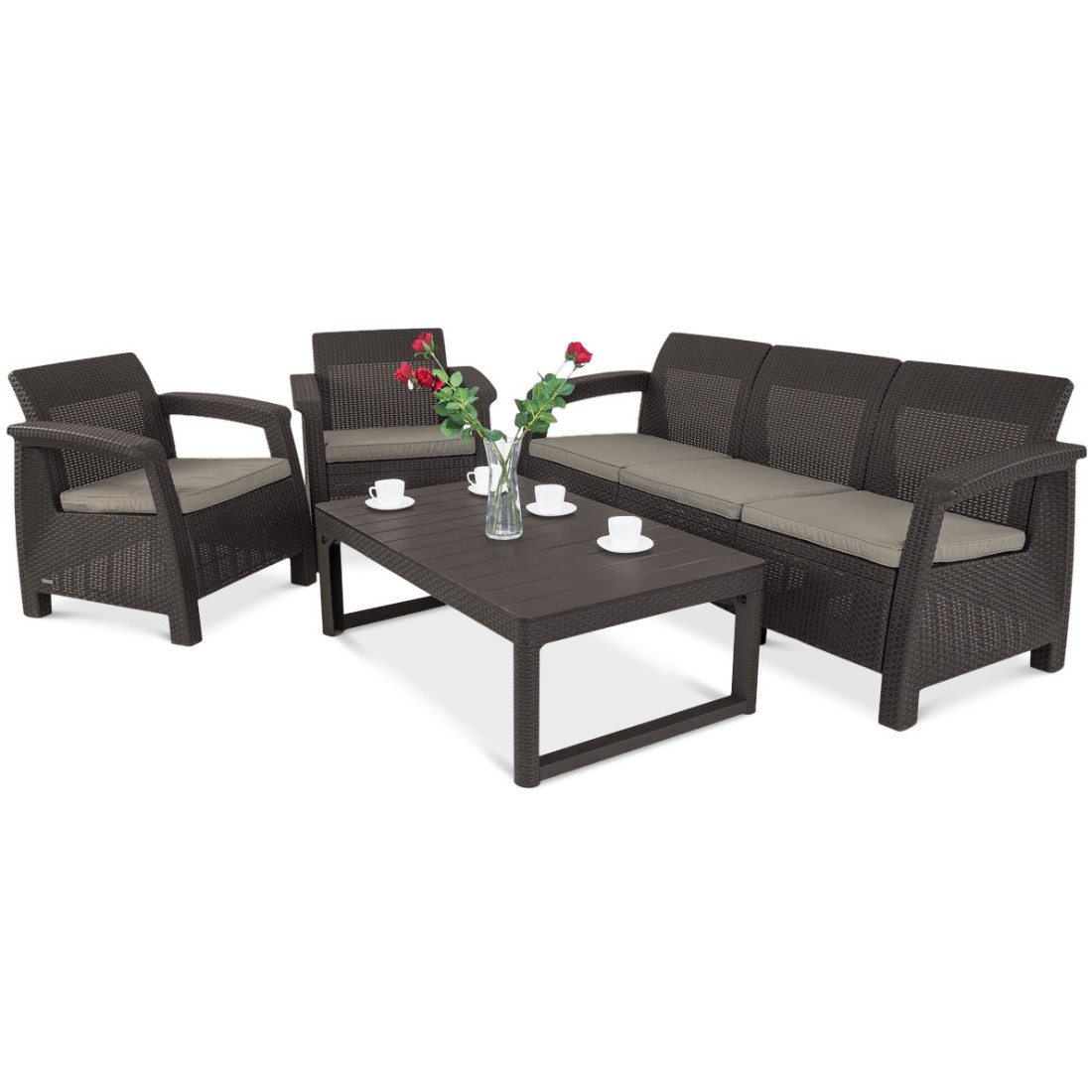 CORFU MAX 3 BROWN SET