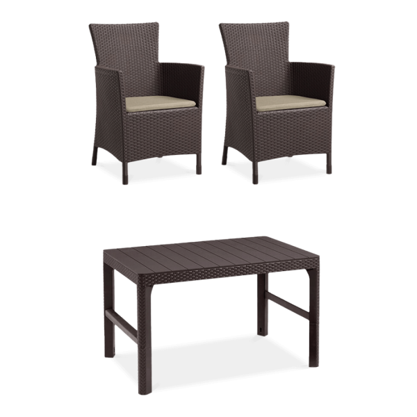 IOWA/LYON 2+1 BROWN SET