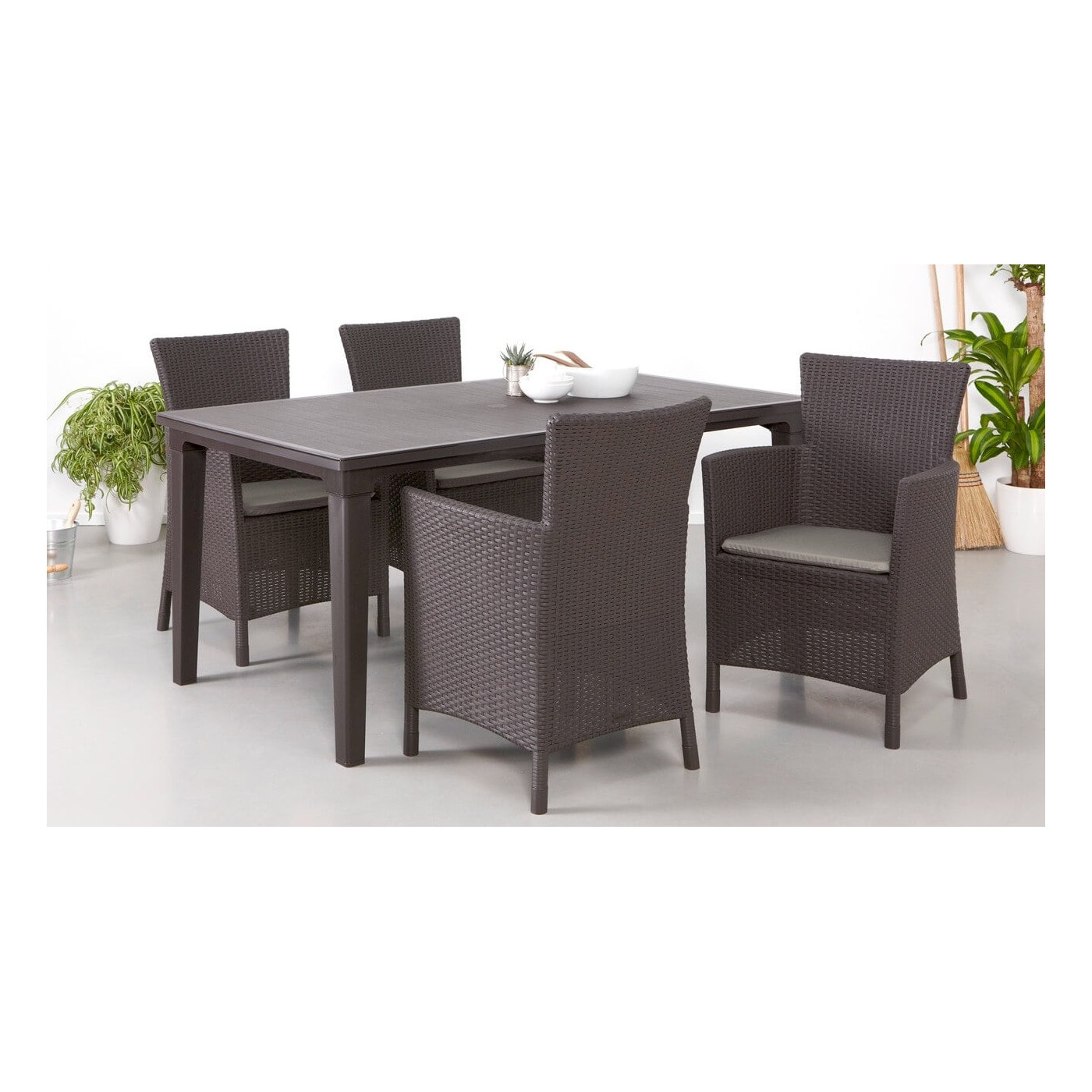 TOSCANA 6+1 ZESTAW BROWN