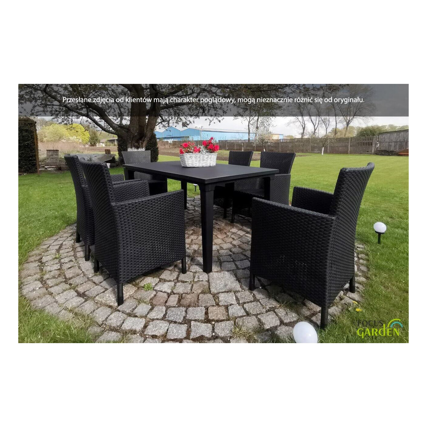 TOSCANA 6+1 BROWN SET