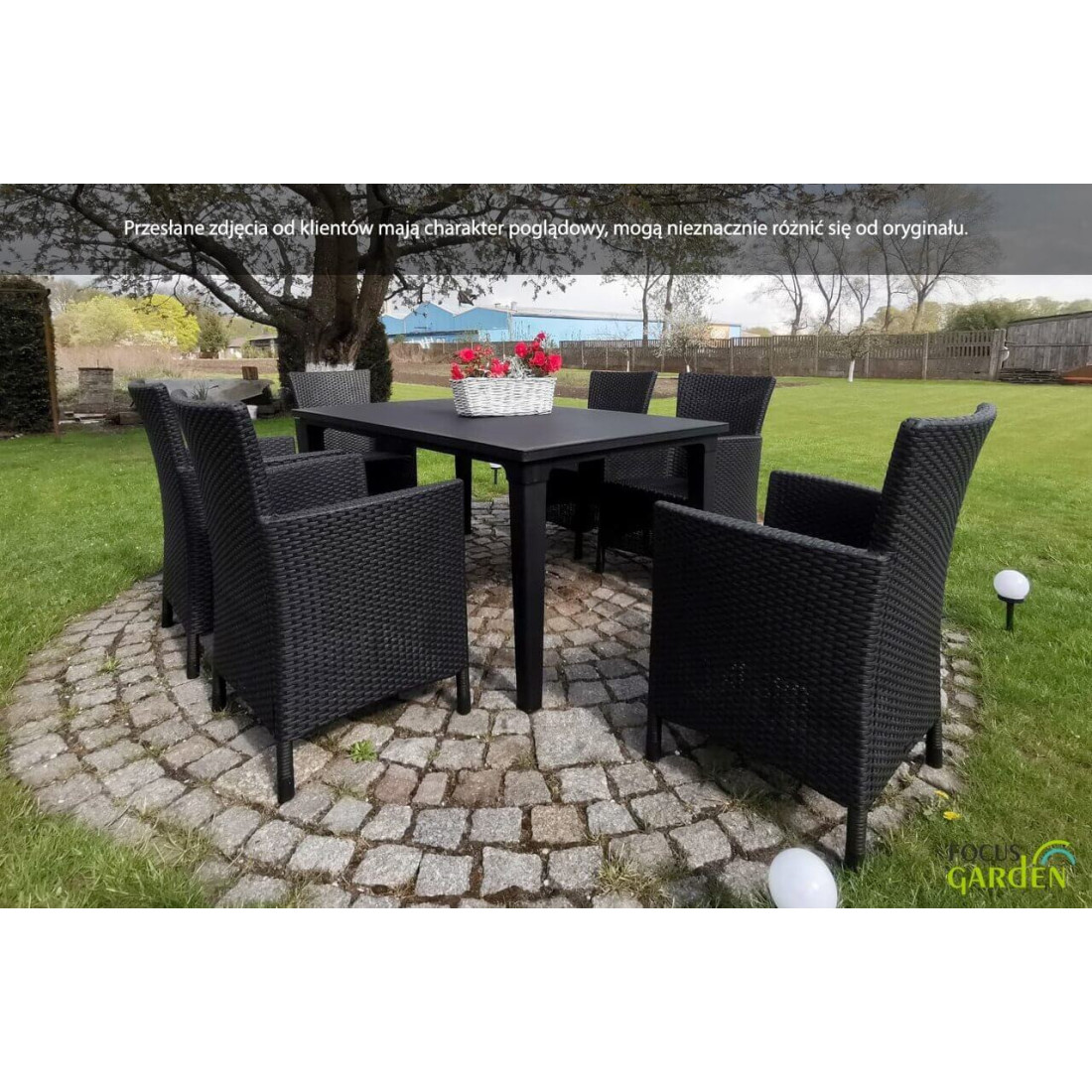 TOSCANA 6+1 BROWN SET