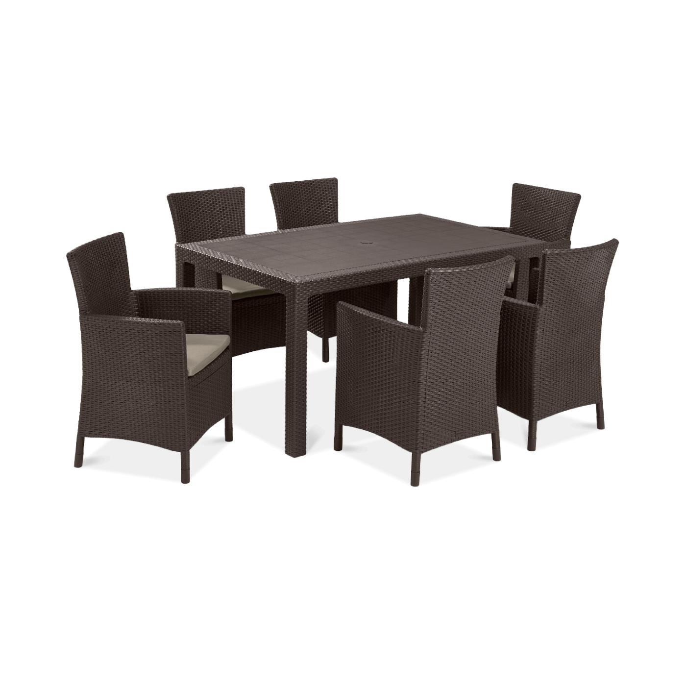 IOWA/MELODY 6+1 BROWN SET