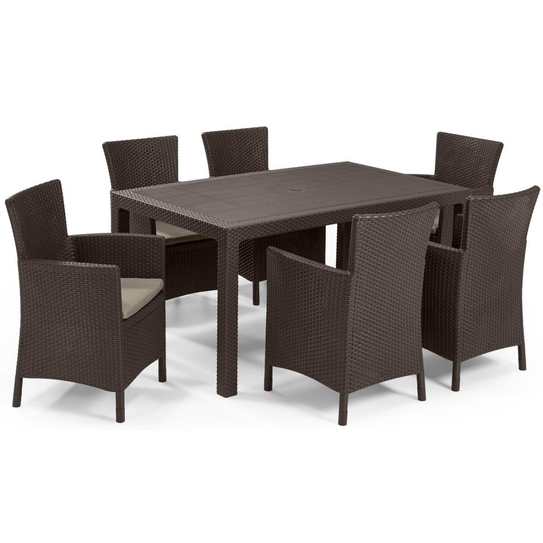 IOWA/MELODY 6+1 BROWN SET