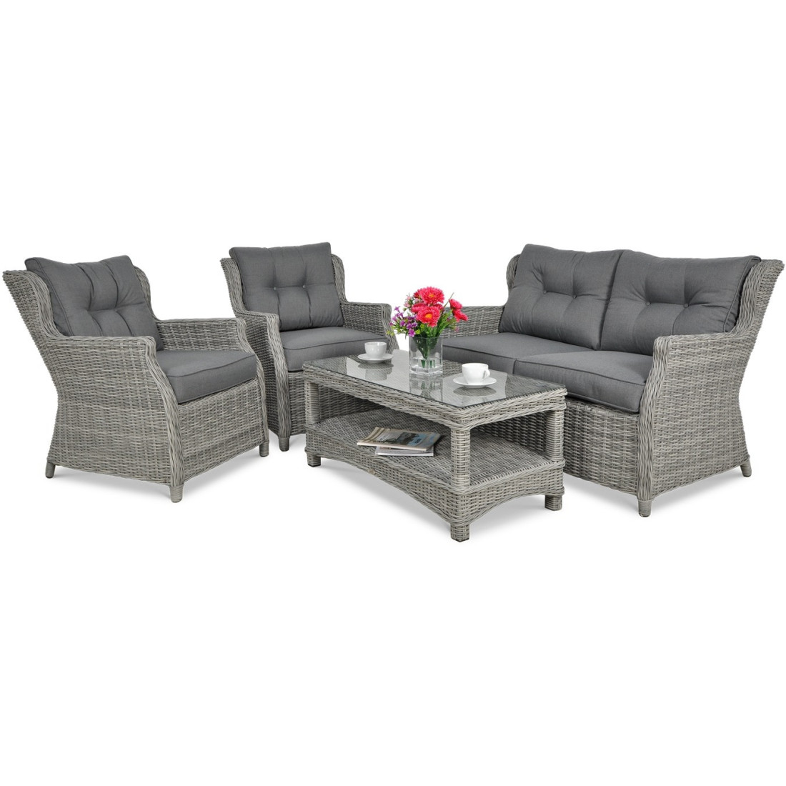 Zestaw Mebli z technorattanu TRIVENTO 2 