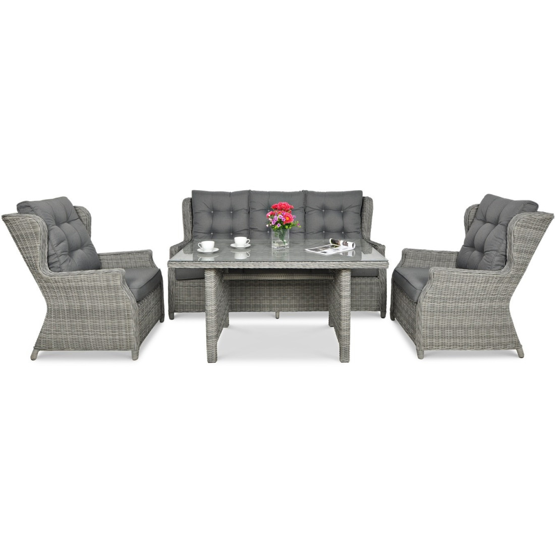 Meble technorattanowe TRIVENTO 3 DINING