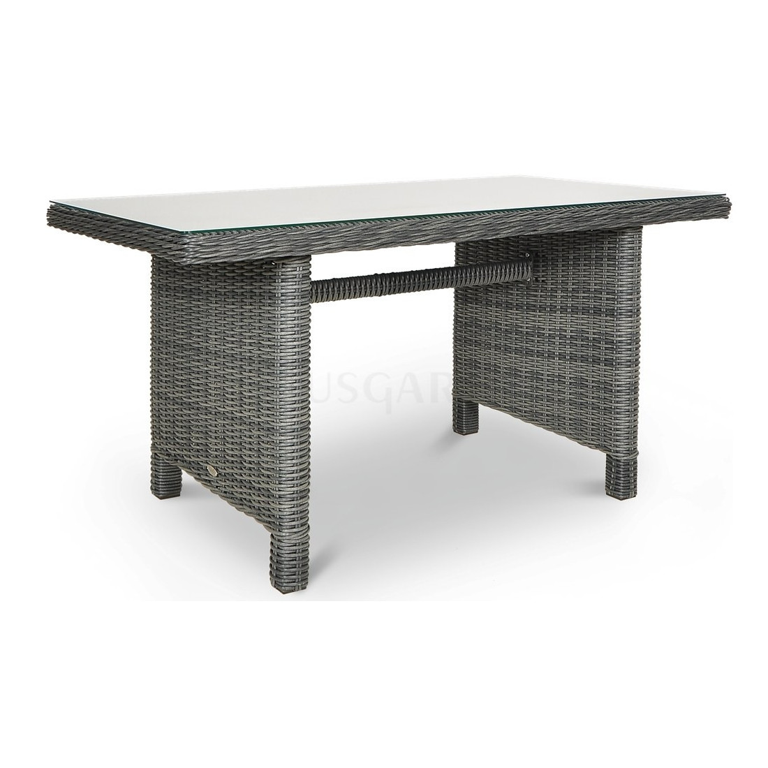 Stół z zestawu TRIVENTO Dining 3 + pufy dark grey