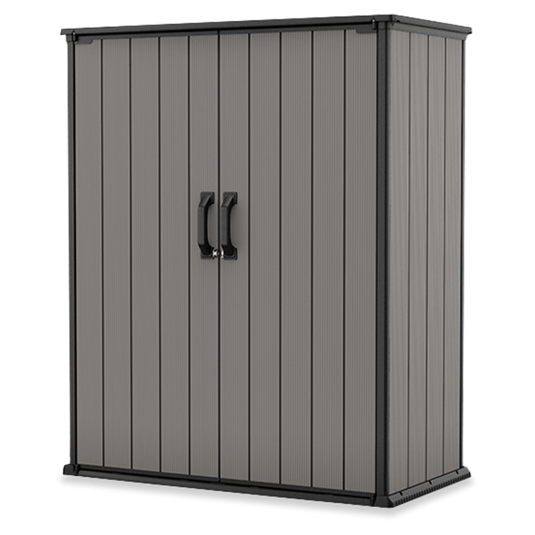 Szary schowek do ogrodu na narzędzia PREMIER TALL - Keter