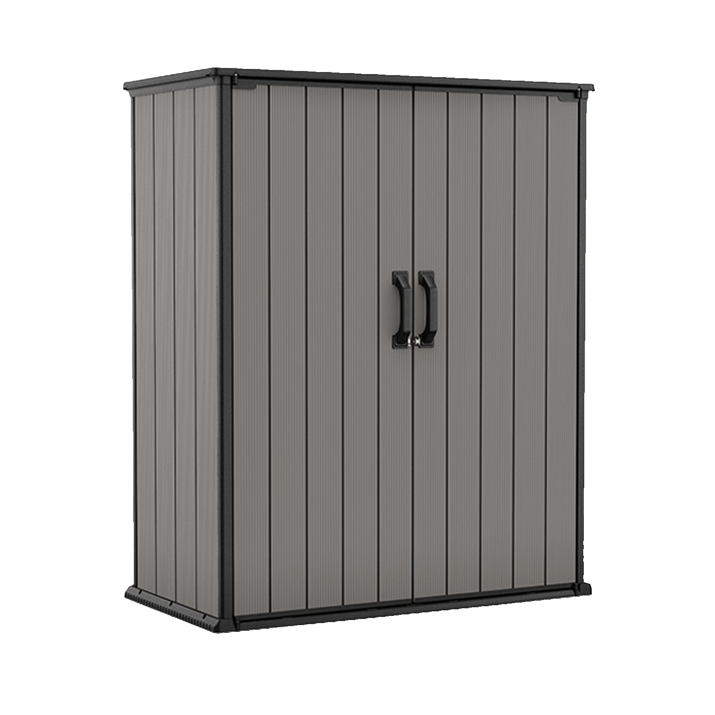 Schowek ogrodowy, narzędziowy PREMIER TALL w szarym kolorze