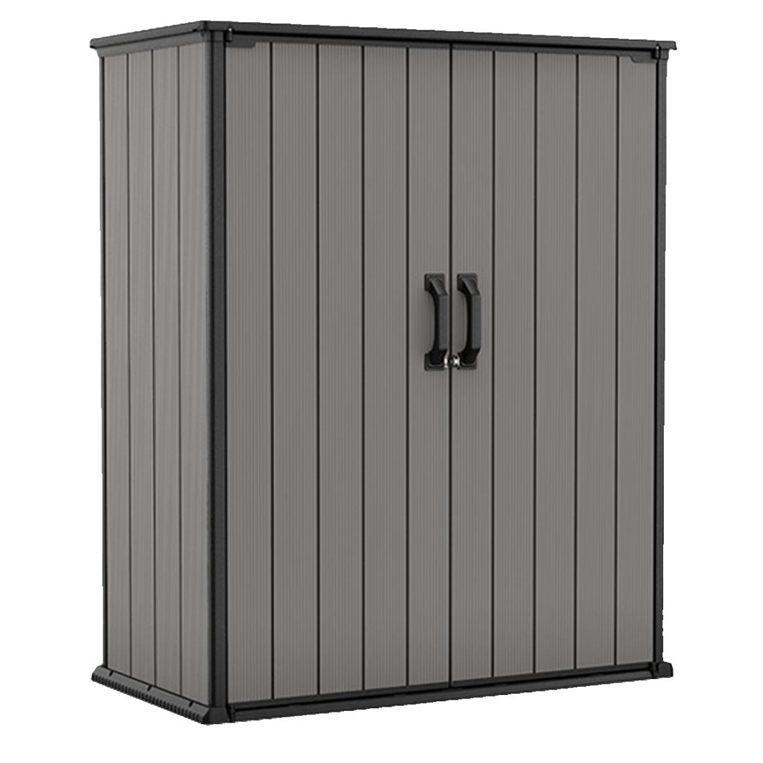 Schowek ogrodowy, narzędziowy PREMIER TALL w szarym kolorze