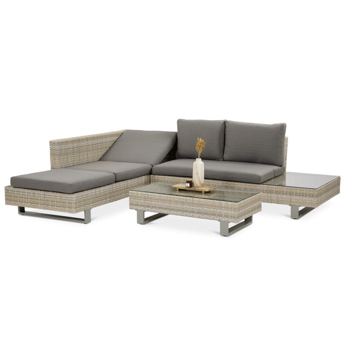 Przód narożnika z technorattanu