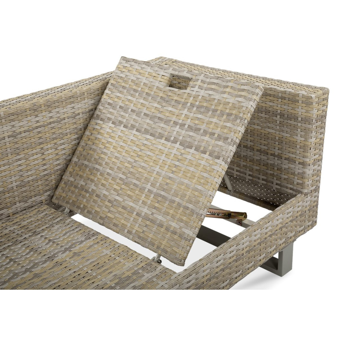 oparcie sofy narożnej skonfigurowanej jako leżak