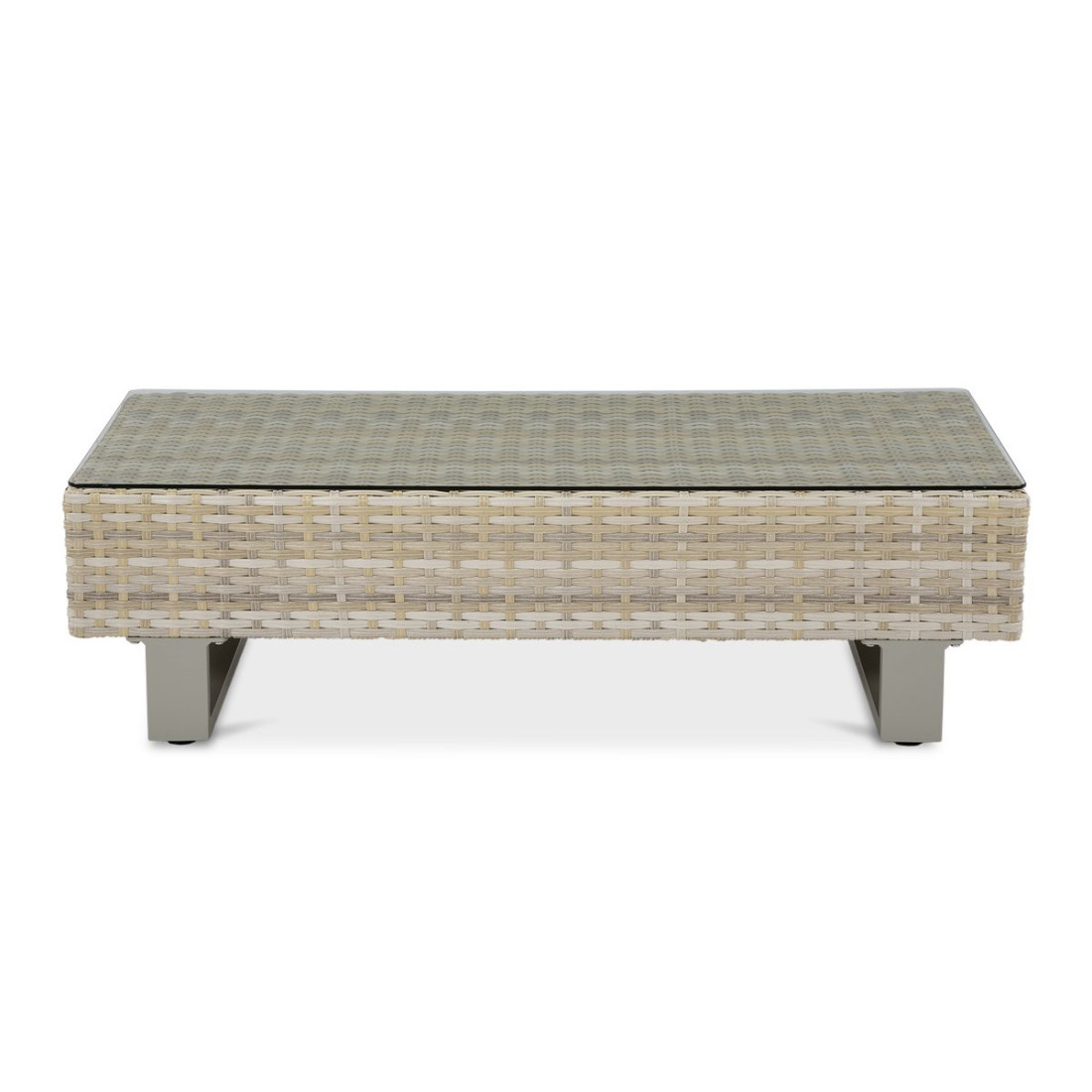 Stolik kawowy z blatem ze szkła hartowanego