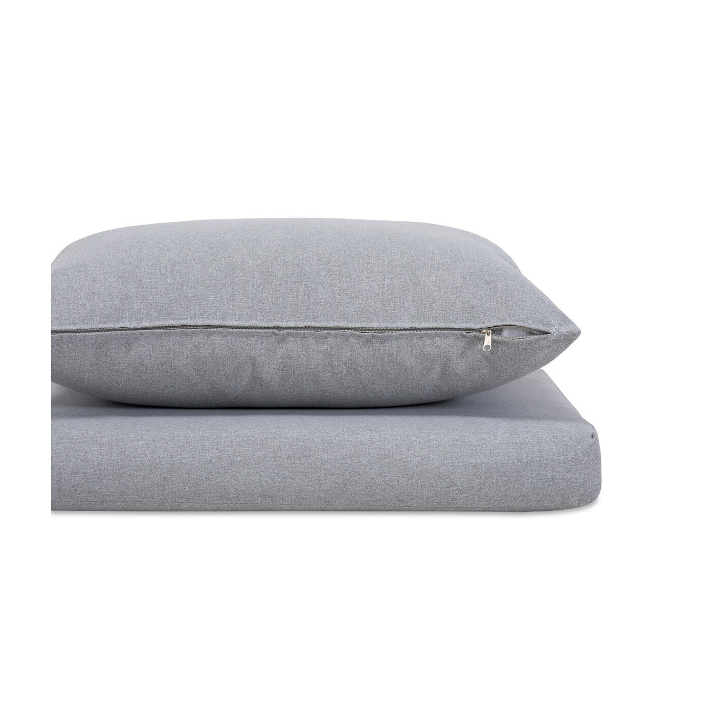 Szare poduszki z zestawu FORTE CAFFE Nature