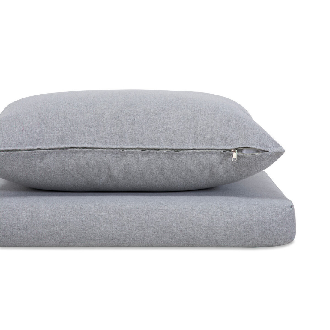 Szare poduszki z zestawu FORTE CAFFE Nature