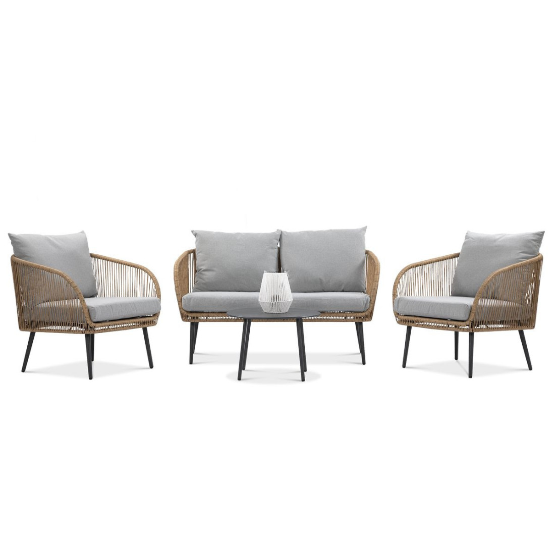 przód czteroosobowego zestawu na ogród forte caffe