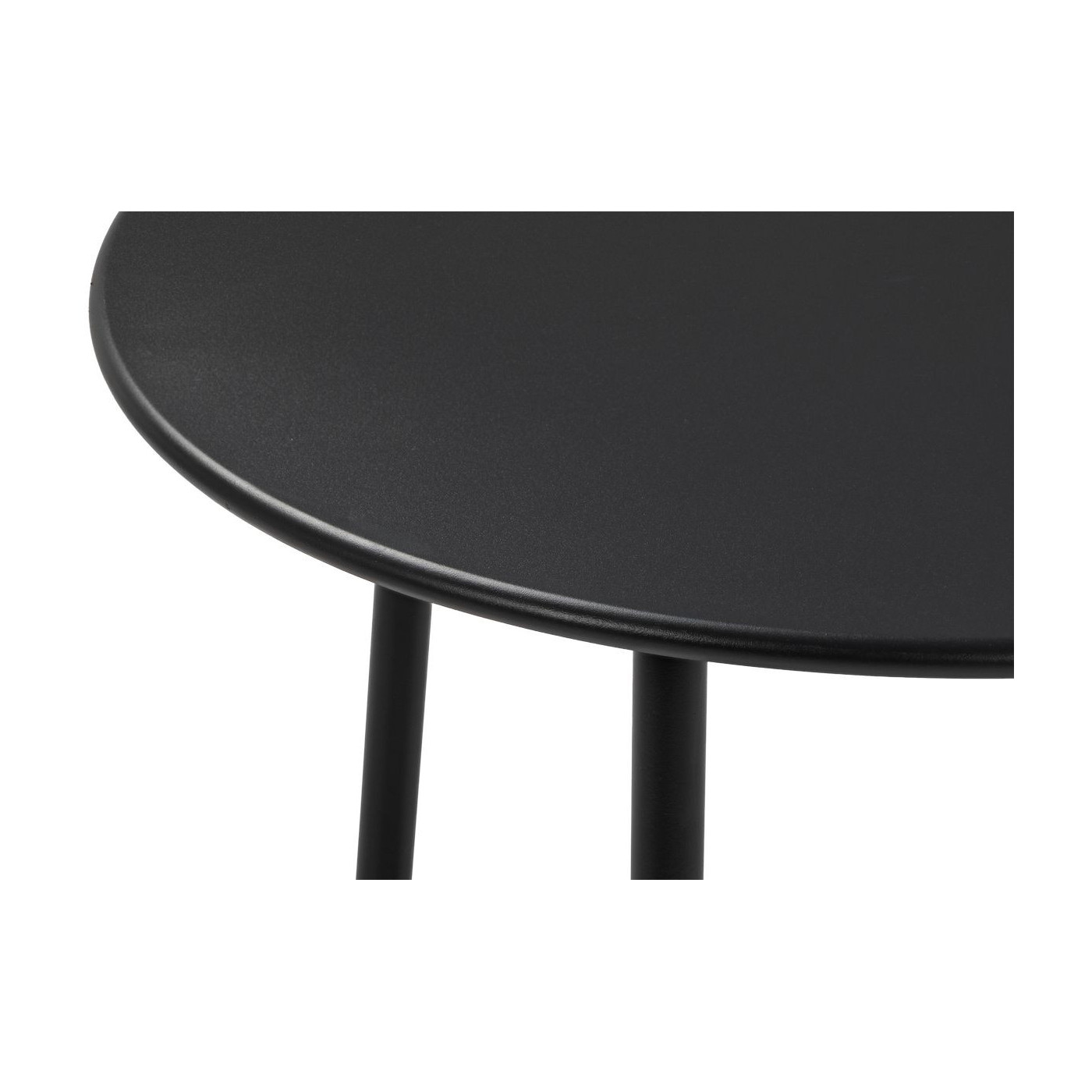 zbliżenie na czarny stolik kawowy forte caffe