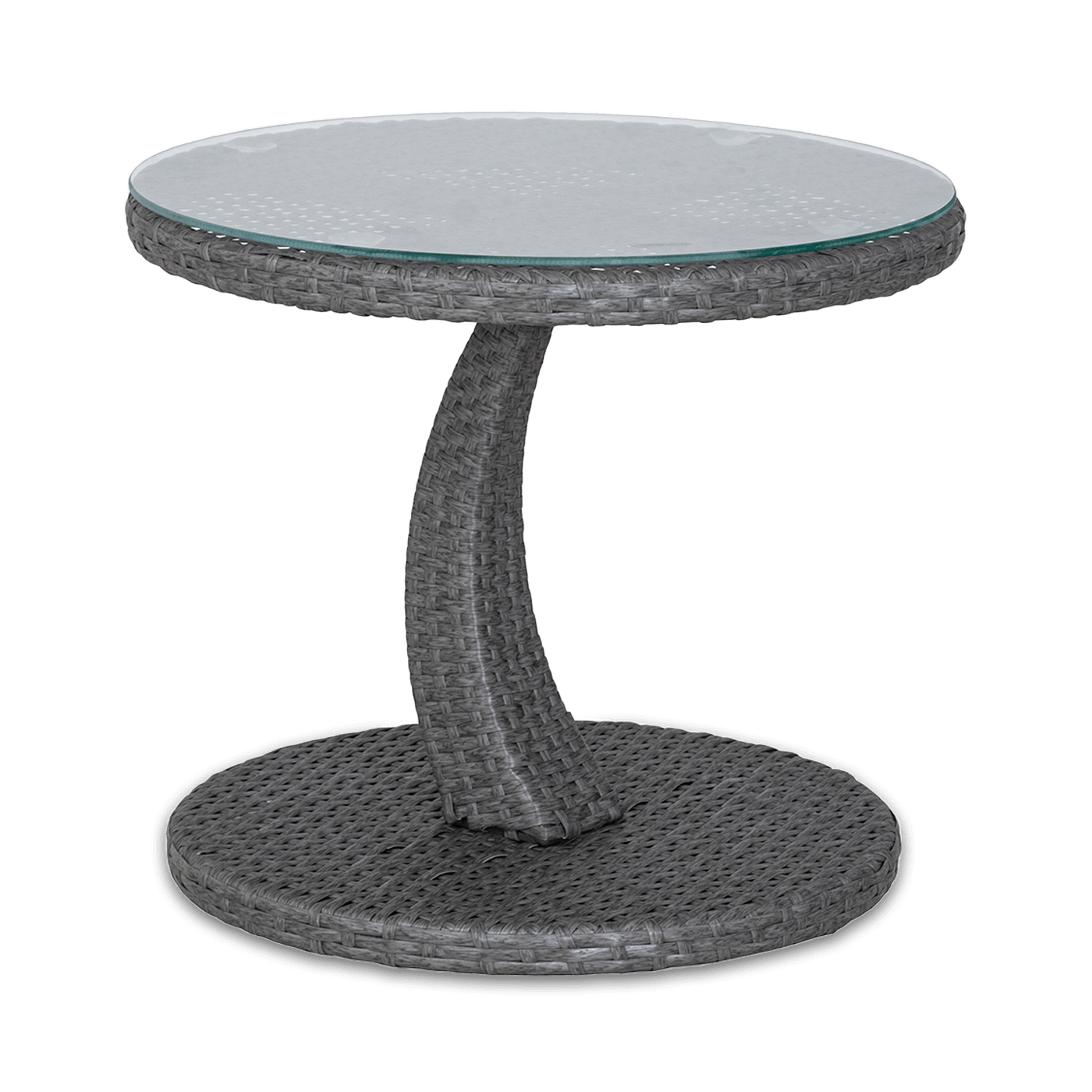 Stolik z technorattanu PREMIO Dark Grey - Focus Garden