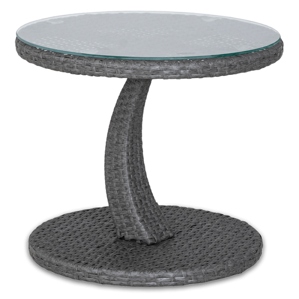 Stolik z technorattanu PREMIO Dark Grey - Focus Garden