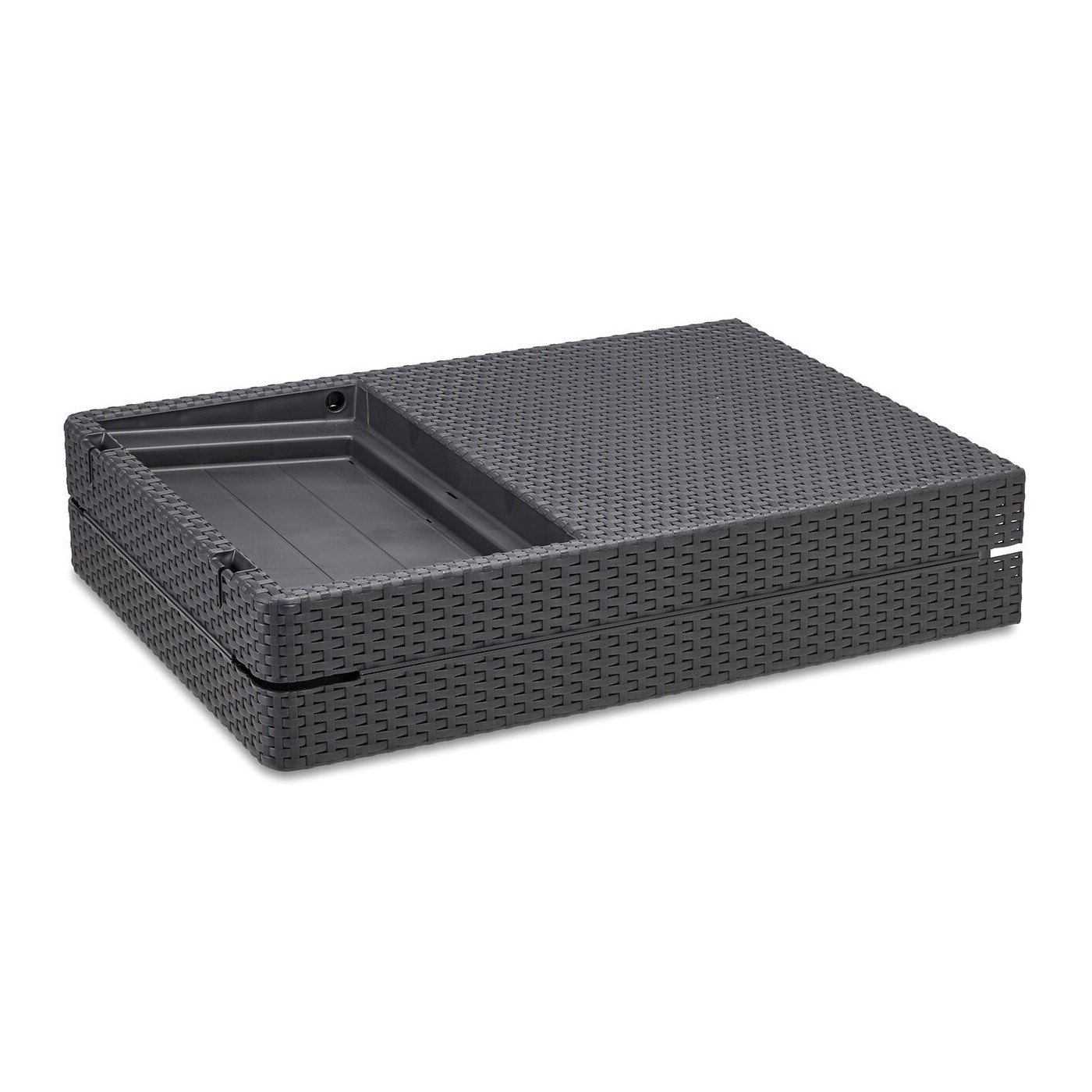 JAIPUR DECK CHAIR GRAPHITE + CUSHION