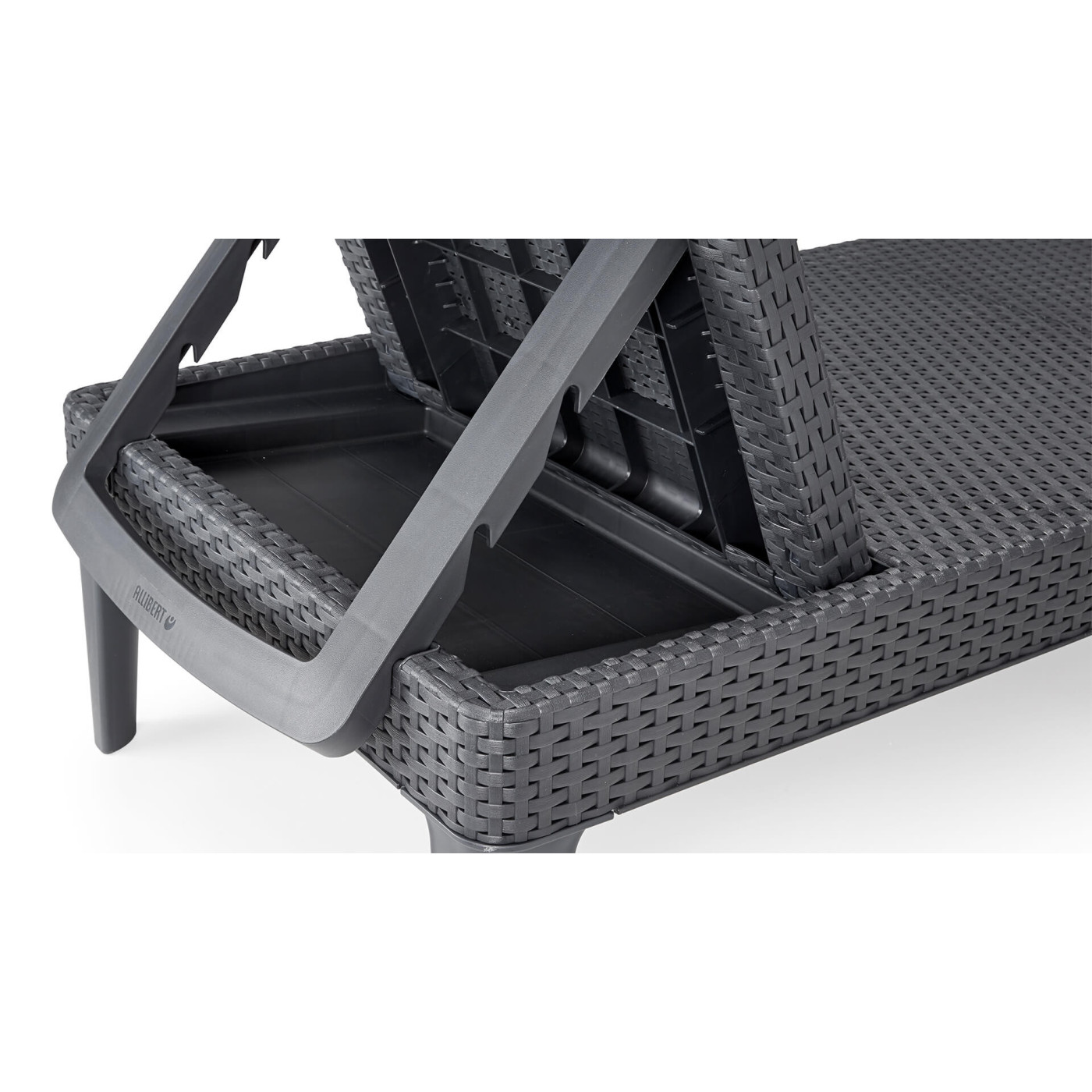 JAIPUR DECK CHAIR GRAPHITE + CUSHION