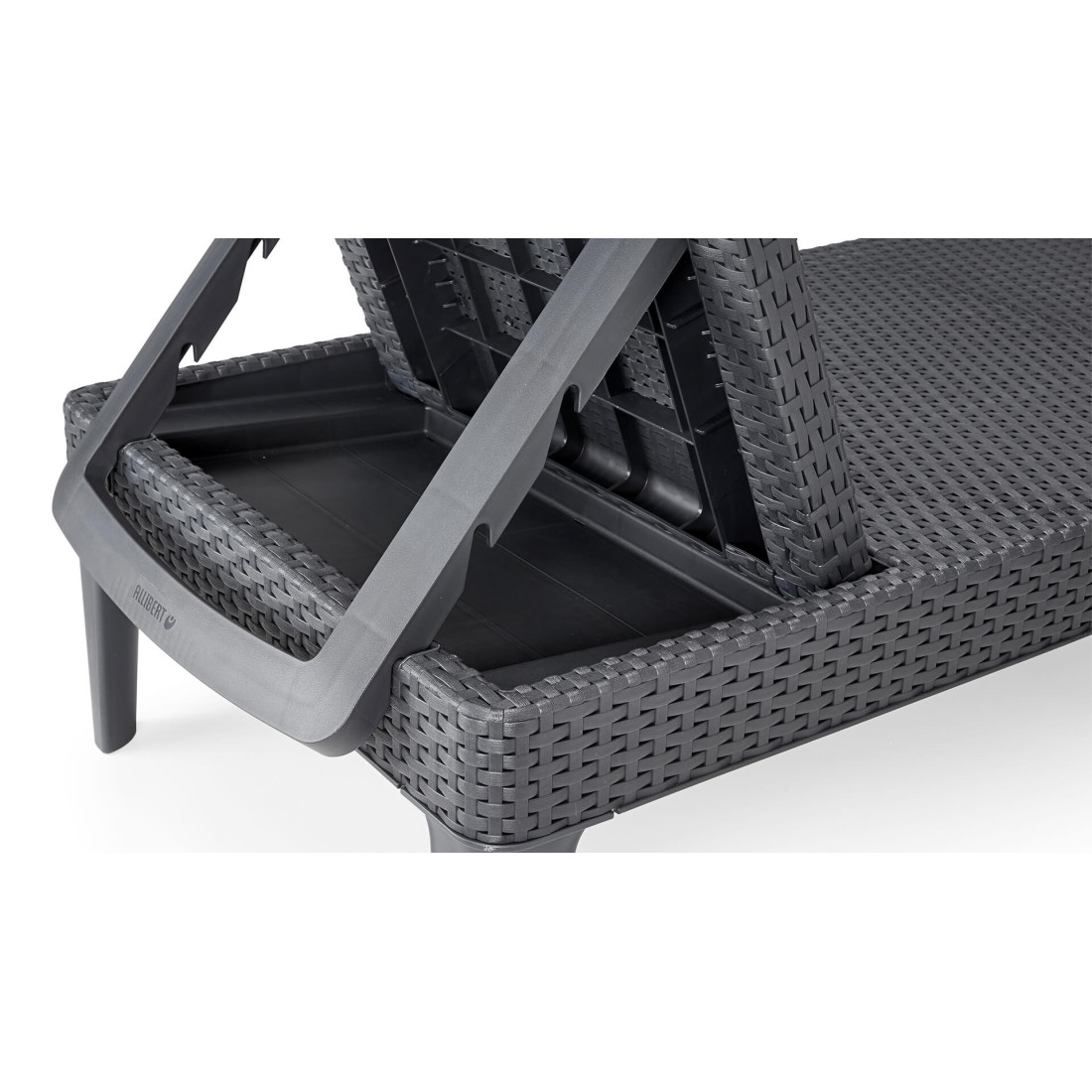 JAIPUR DECK CHAIR GRAPHITE + CUSHION