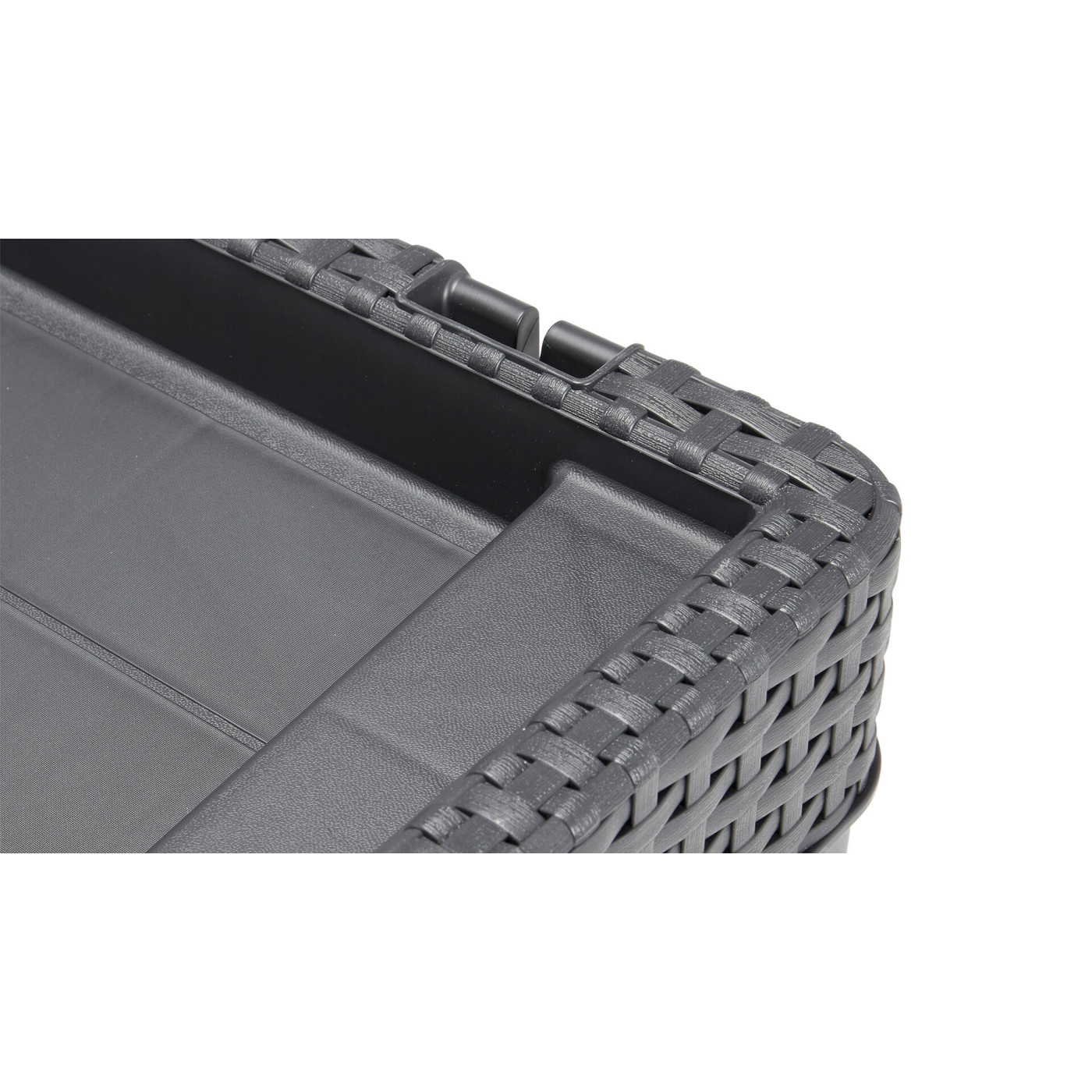 JAIPUR LEŻAK GRAPHITE + PODUSZKA