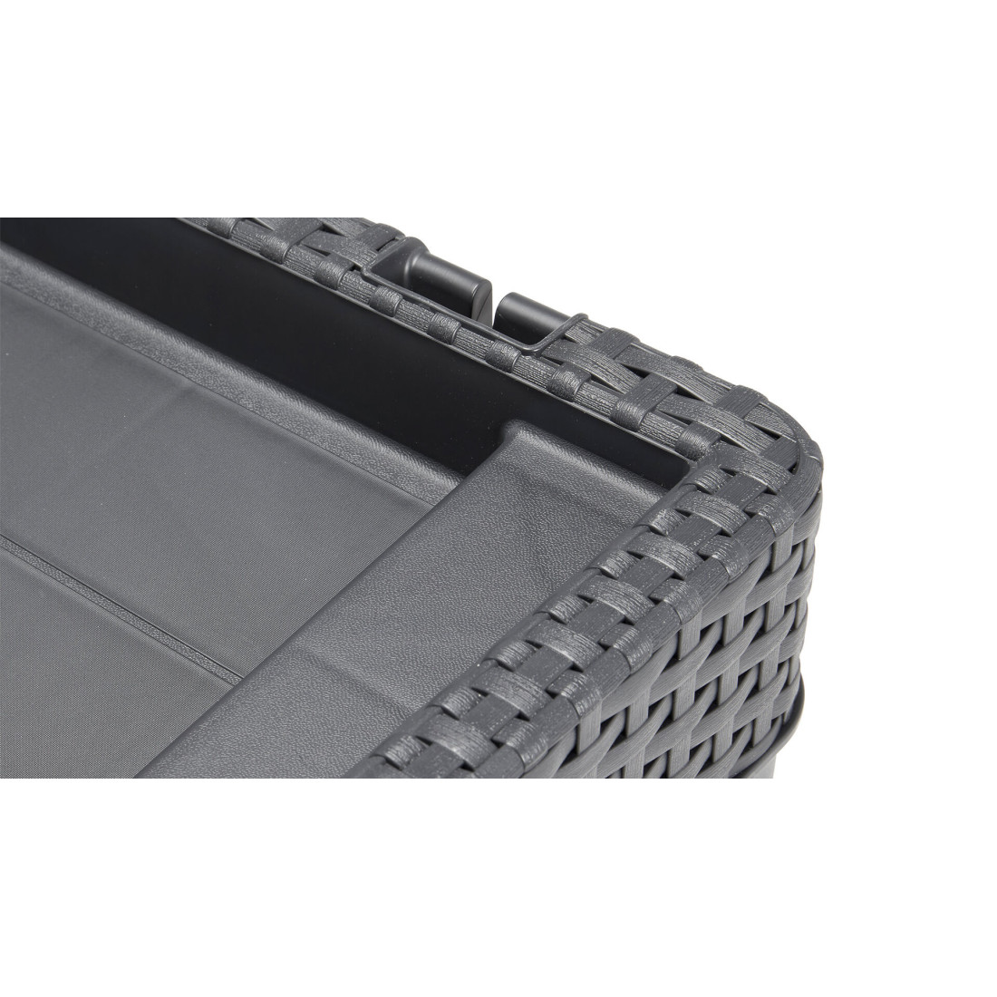 JAIPUR DECK CHAIR GRAPHITE + CUSHION