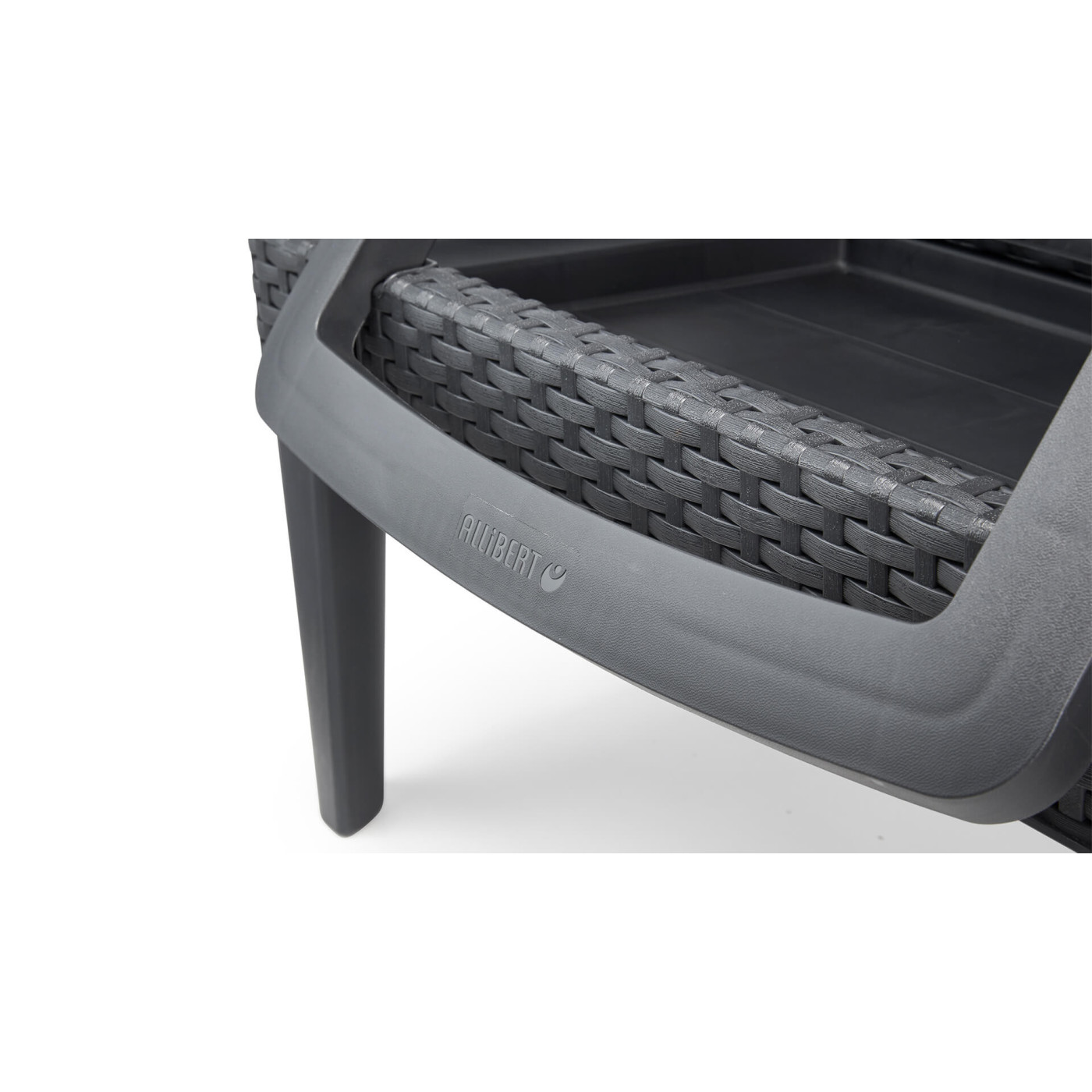 JAIPUR DECK CHAIR GRAPHITE + CUSHION