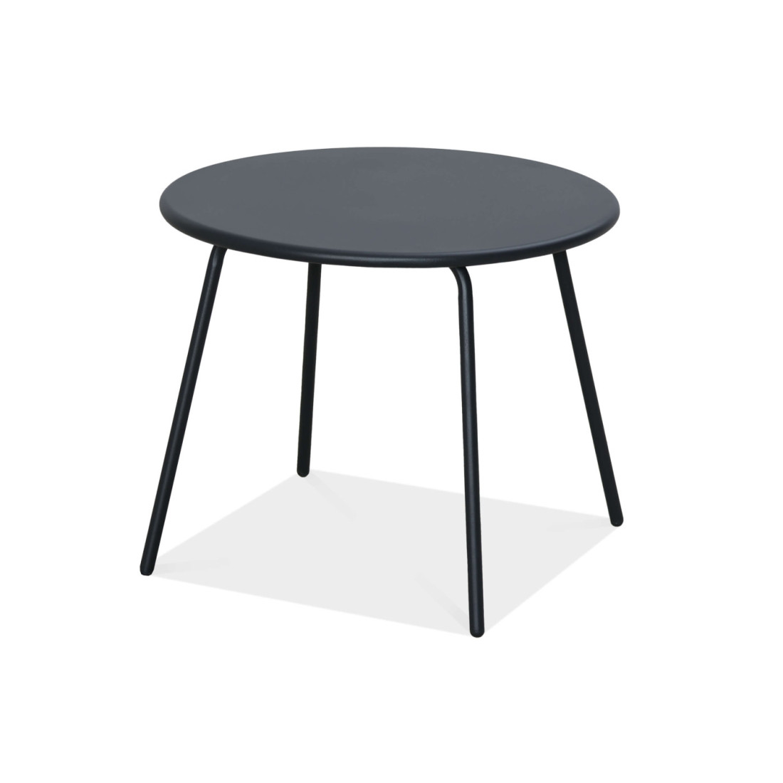 Większy stolik kawowy z zestawu AMBER CAFFE Graphite