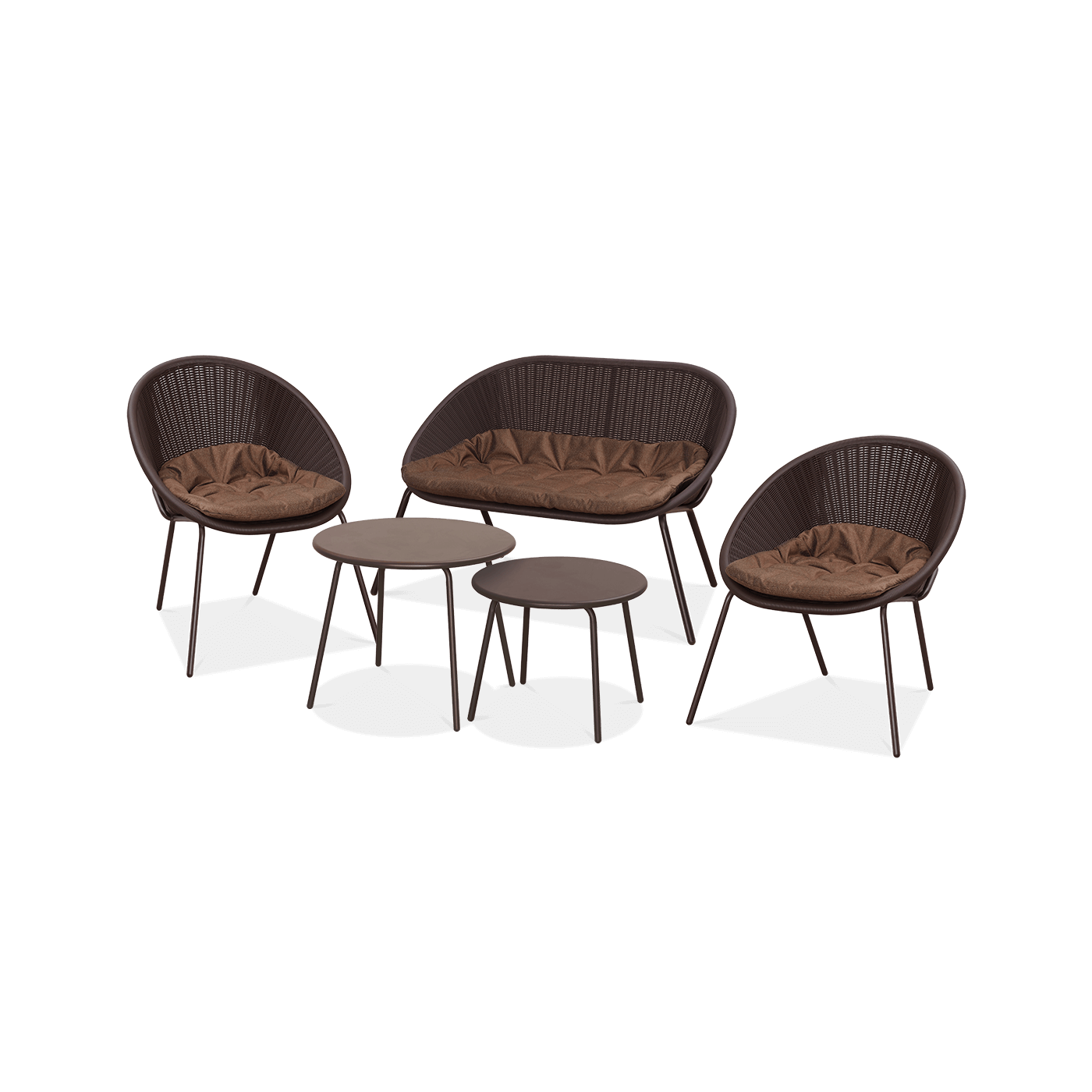 Zestaw ogrodowy AMBER CAFFE brown