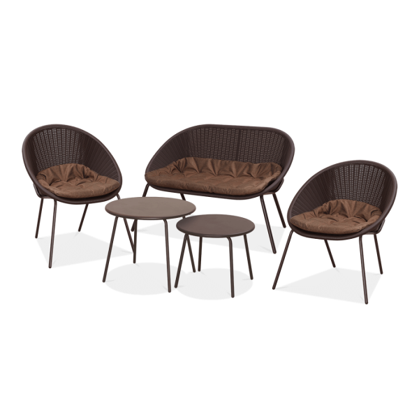 Zestaw ogrodowy AMBER CAFFE brown