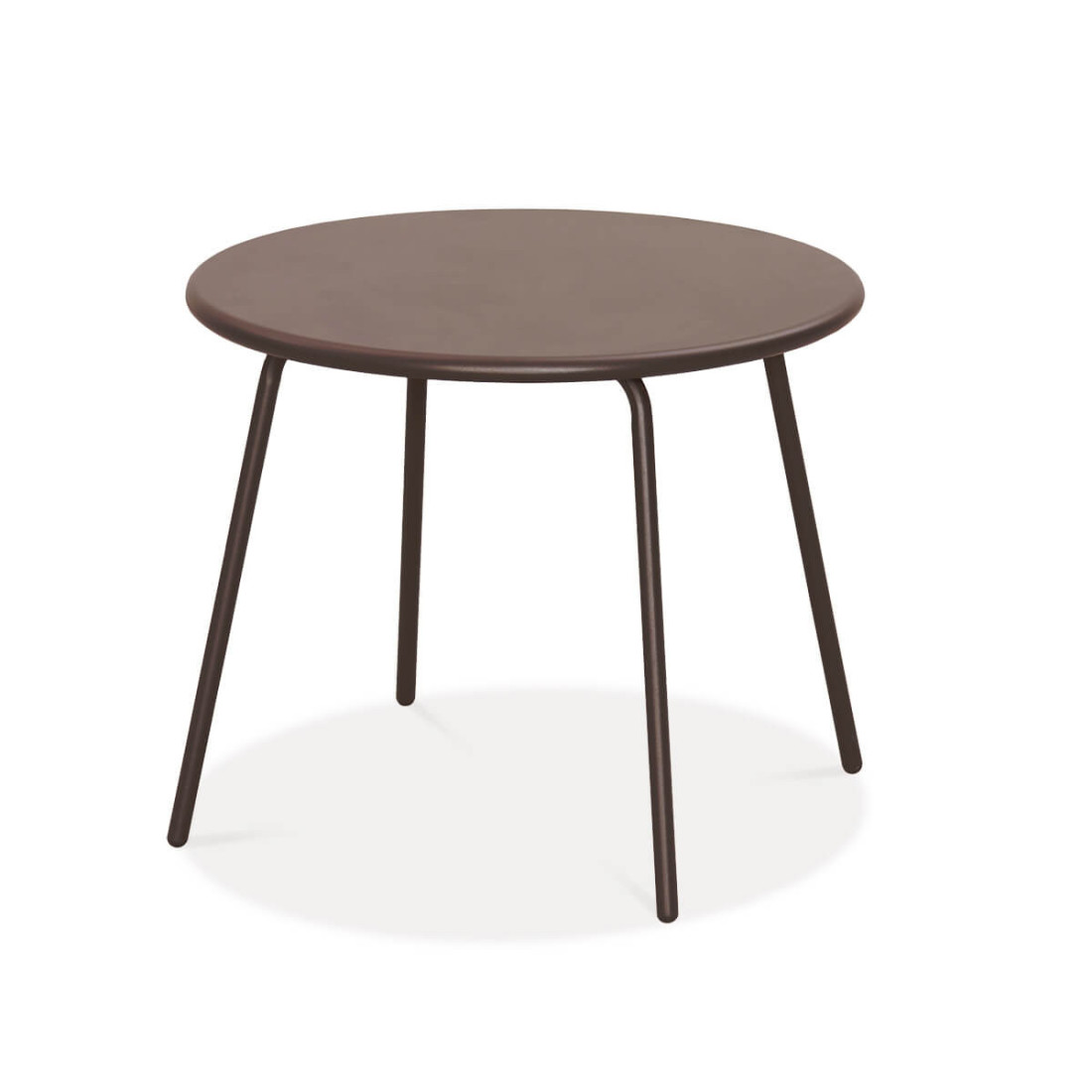 Większy stolik kawowy z zestawu AMBER CAFFE brown