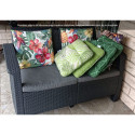 CORFU LOVE SEAT SOFA GRAPHITE