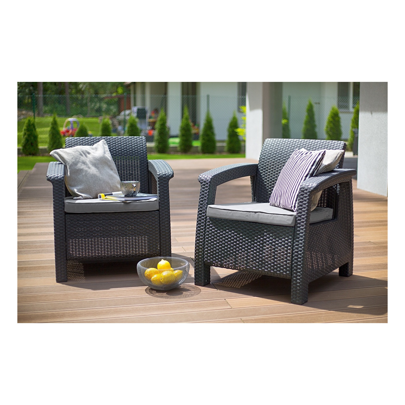 CORFU DUO ZESTAW GRAPHITE