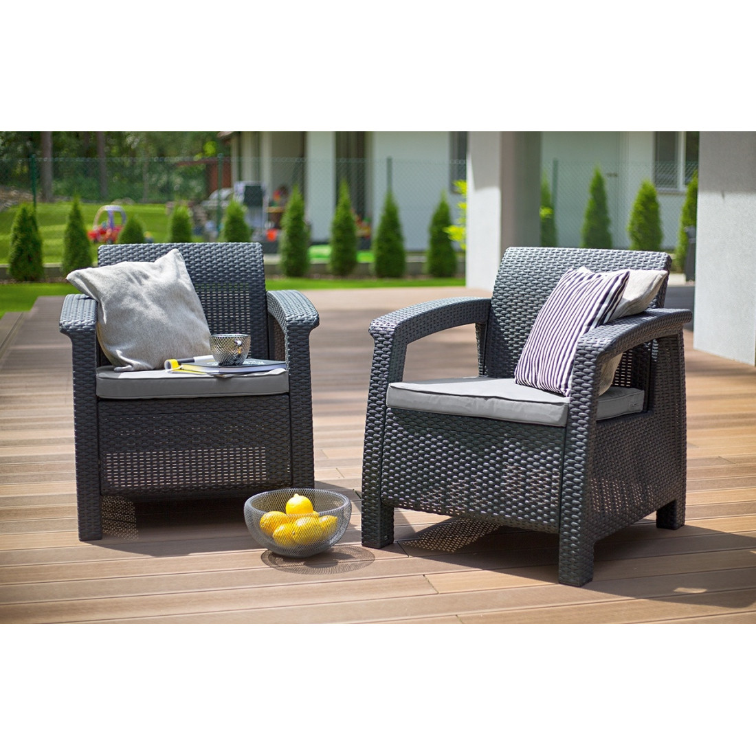 CORFU DUO ZESTAW GRAPHITE