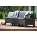 CORFU LOVE SEAT MAX SOFA GRAPHITE