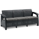 CORFU LOVE SEAT MAX SOFA GRAPHITE