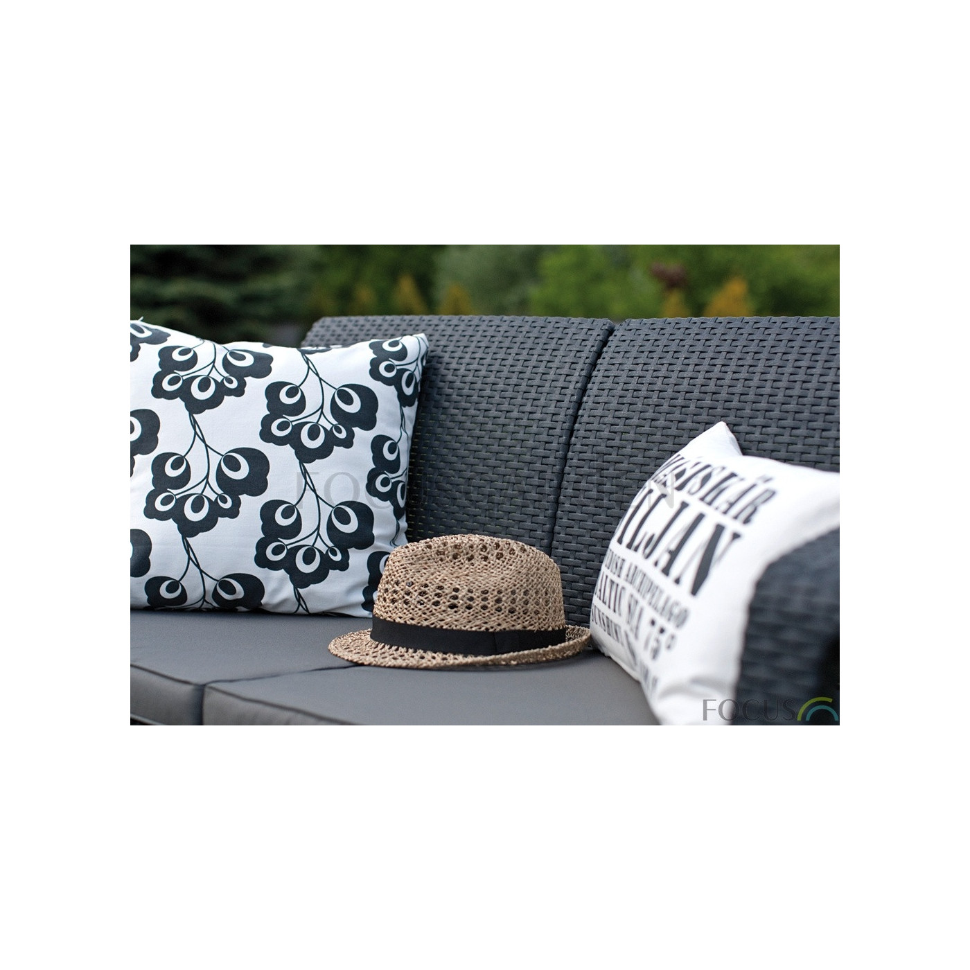 CORFU LOVE SEAT MAX SOFA GRAPHITE