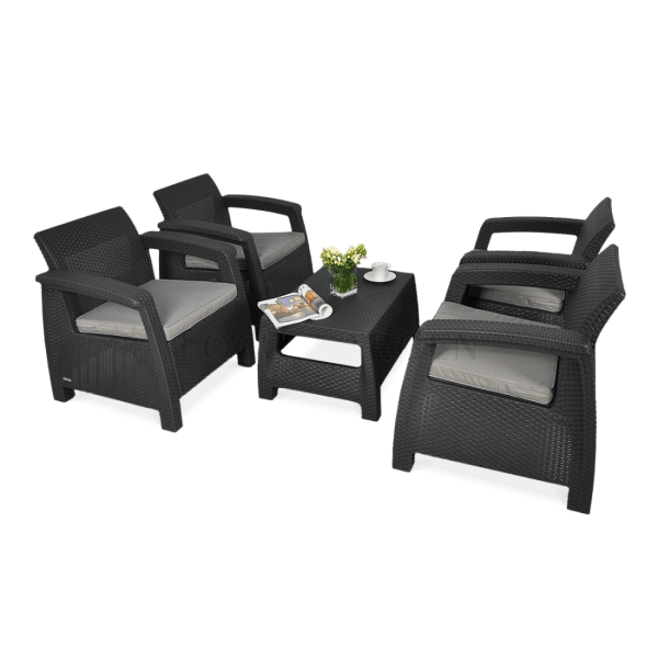 CORFU FOUR GRAPHITE SET