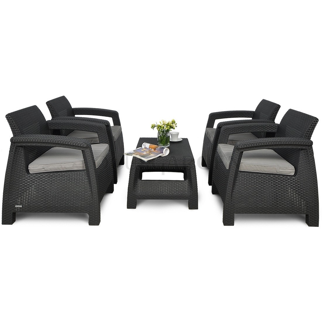 CORFU FOUR GRAPHITE SET