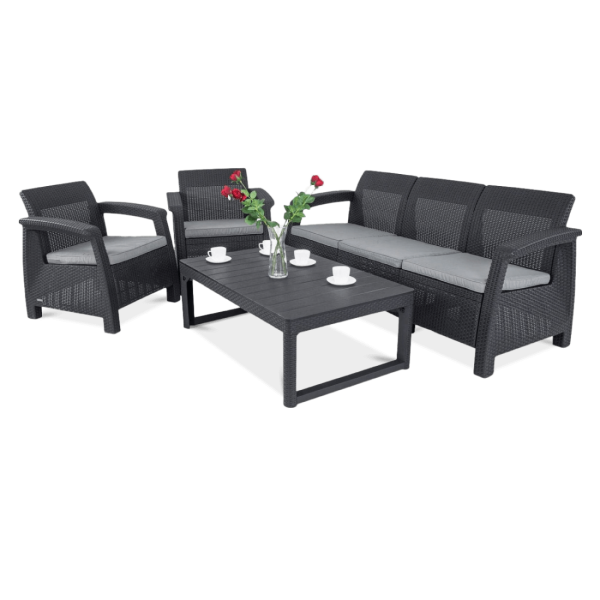 CORFU MAX 3 ZESTAW GRAPHITE