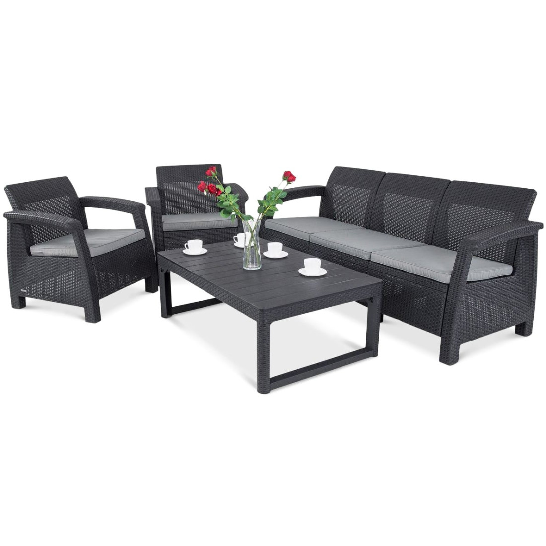 CORFU MAX 3 ZESTAW GRAPHITE