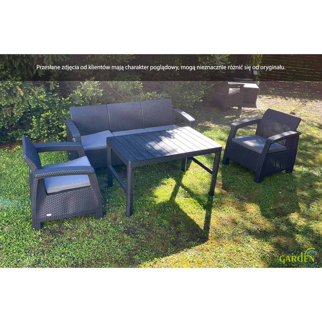 CORFU MAX 3 ZESTAW GRAPHITE