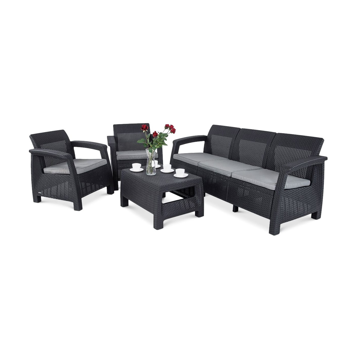 CORFU SET 3 ZESTAW GRAPHITE