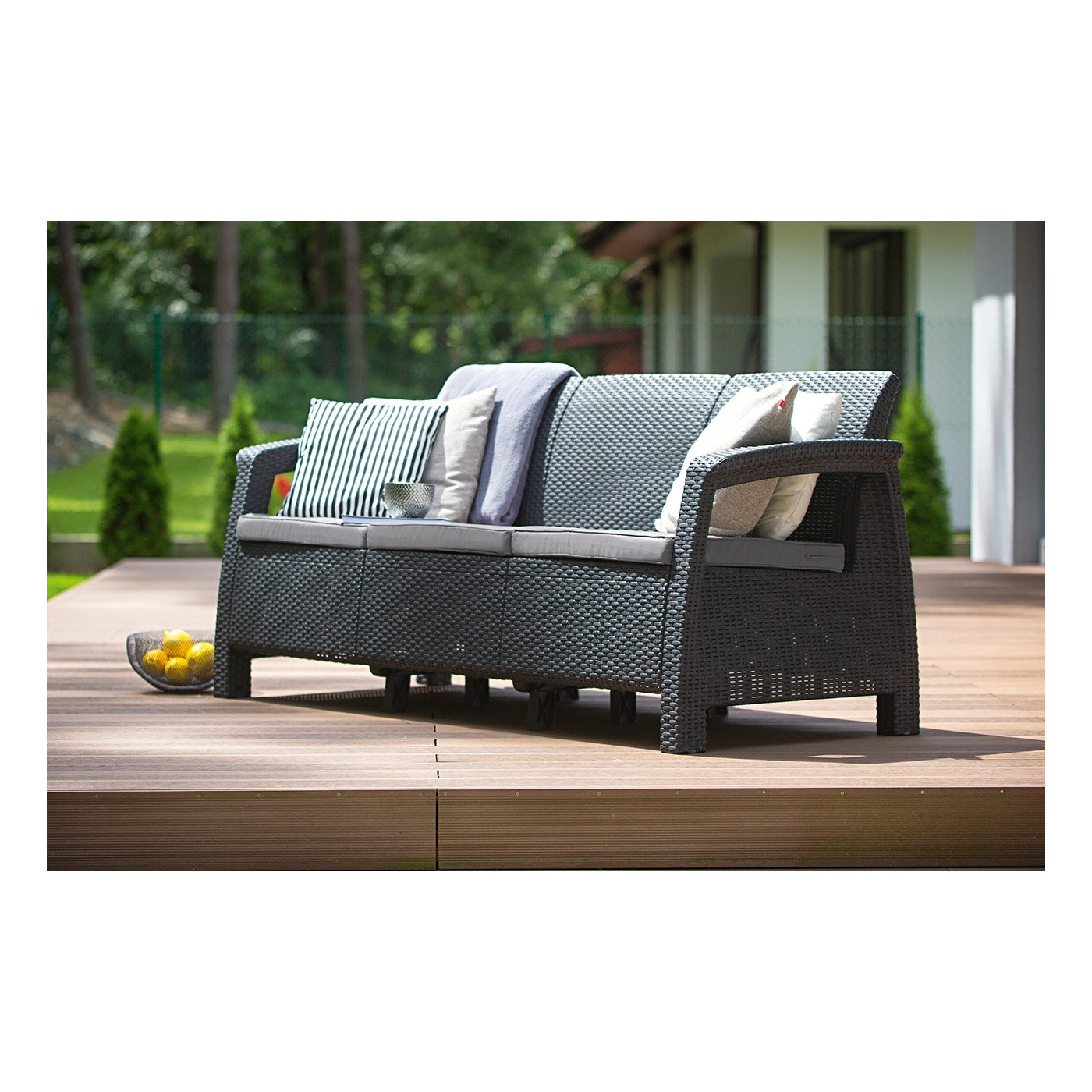 CORFU SET 3 ZESTAW GRAPHITE