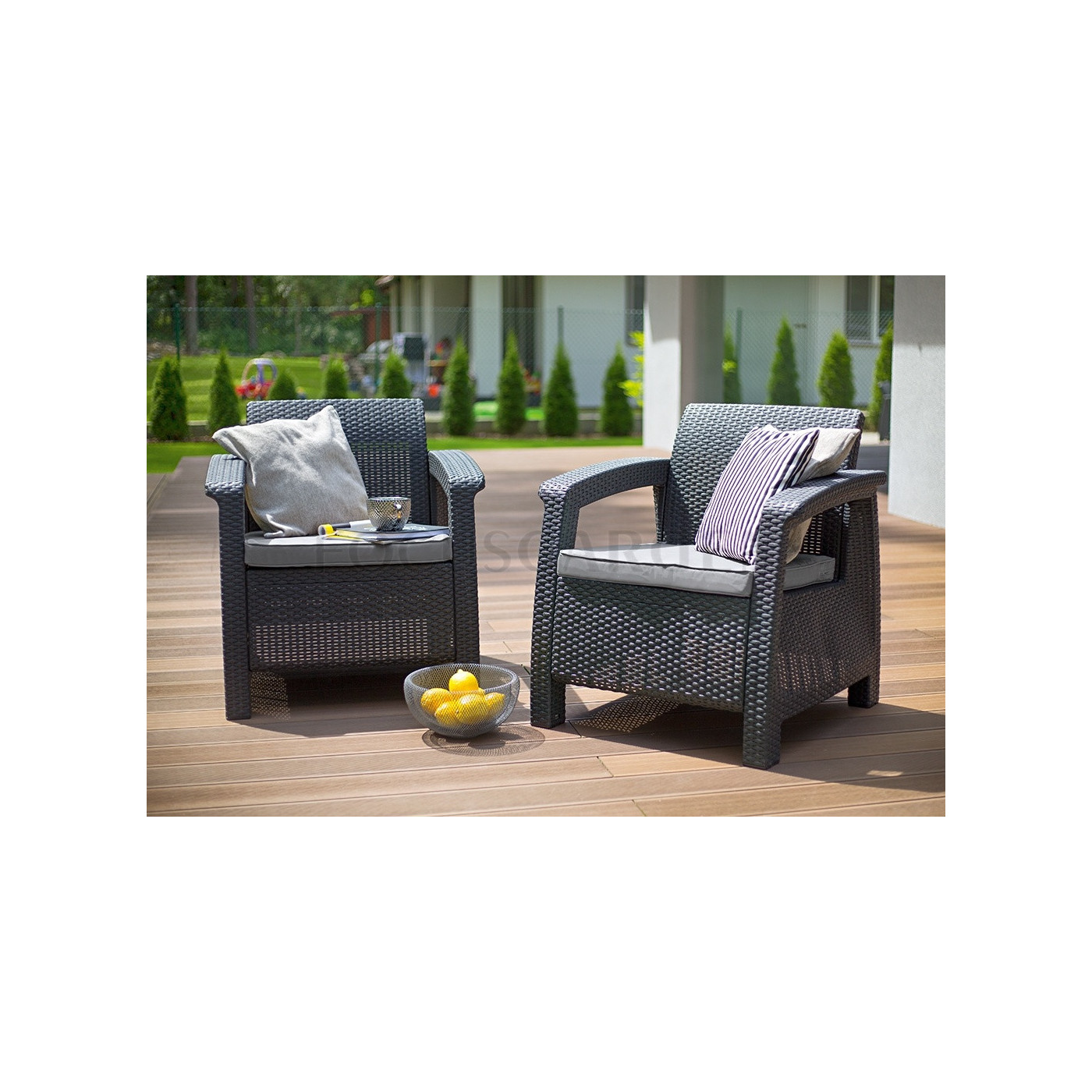 CORFU QUATTRO/LYON ZESTAW GRAPHITE