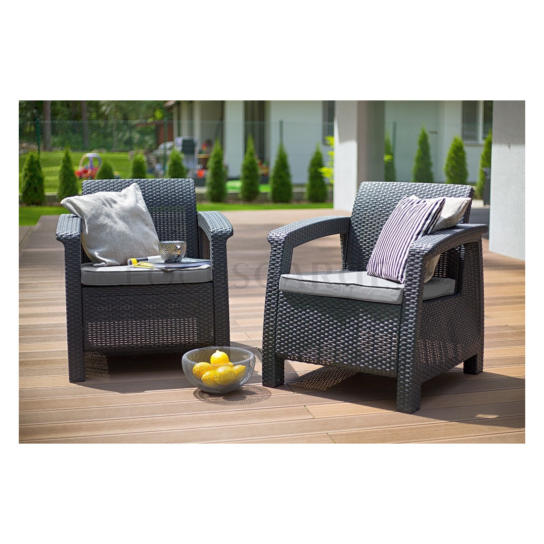 CORFU QUATTRO/LYON GRAPHITE SET