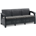 CORFU SOFA MAX/LYON ZESTAW GRAPHITE