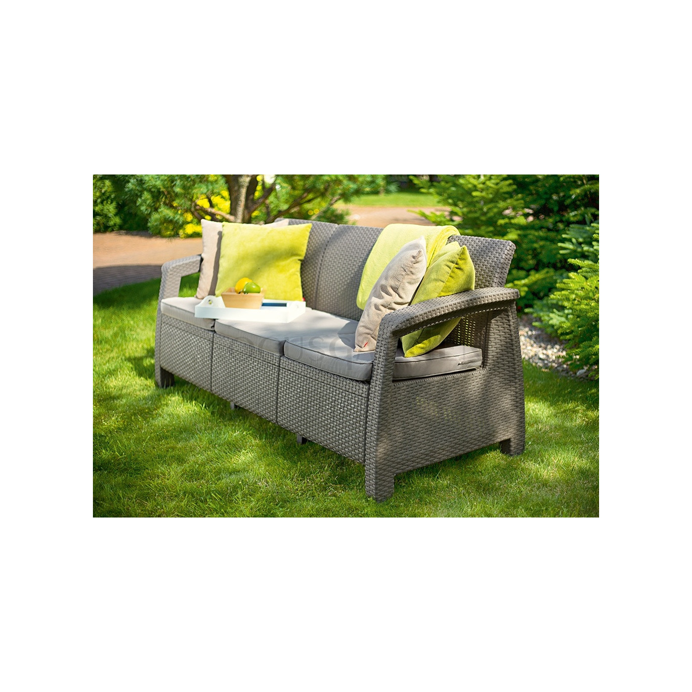 CORFU LOVE SEAT MAX SOFA CAPPUCCINO